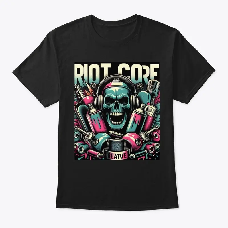 RiotCore Creative Collage Tee