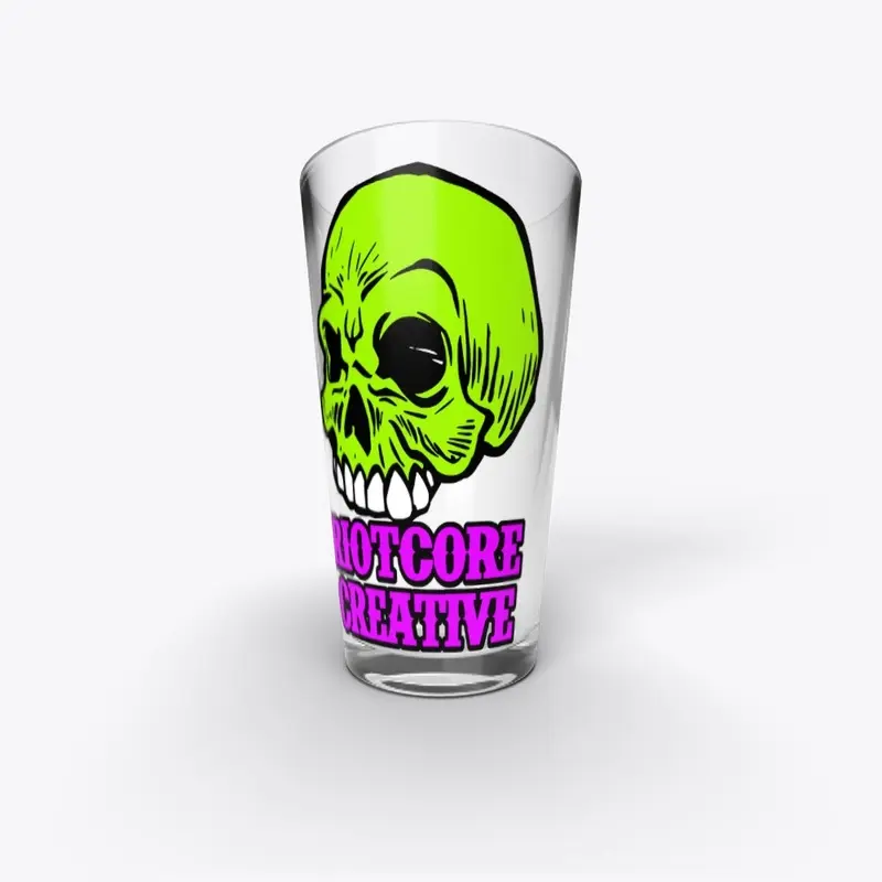 RiotCore Skull Glass